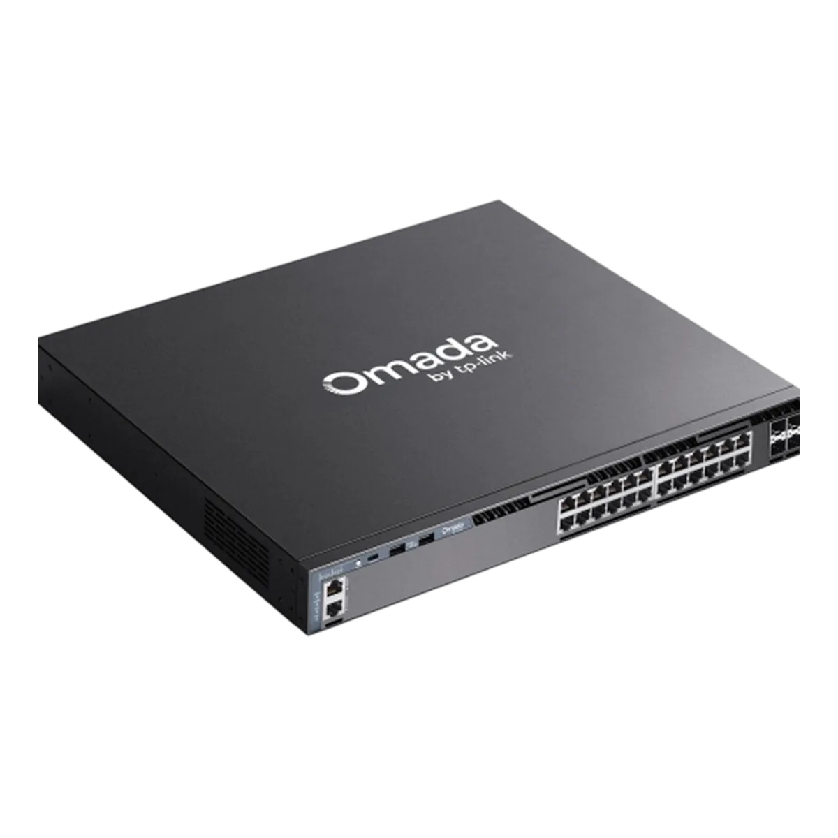 TP-Link Omada SG6428X / 24‑портовый гигабитный стекируемый управляемый коммутатор L3 с 4 SFP+ слотами 10G