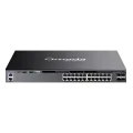 TP-Link Omada SG6428XHP / 24‑портовый гигабитный стекируемый управляемый РоЕ-коммутатор L3 с 4 SFP+ слотами 10G