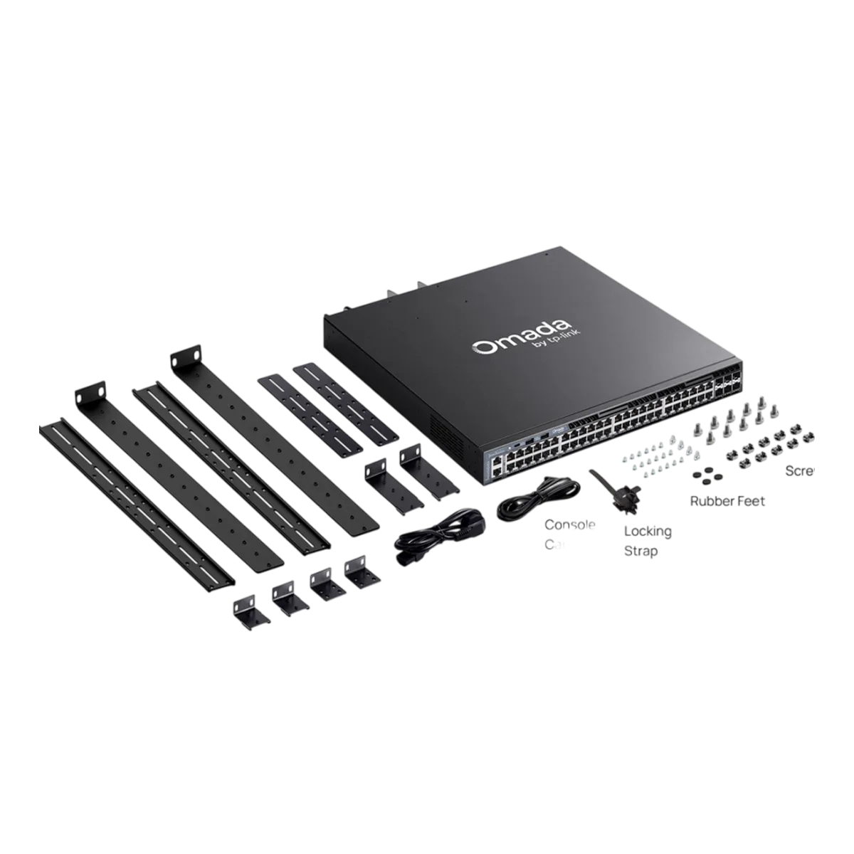 TP-Link Omada SG6654XHP / 48‑портовый гигабитный стекируемый управляемый РоЕ-коммутатор L3 с 6 SFP+ слотами 10G