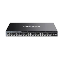 TP-Link Omada SG6654XHP / 48‑портовый гигабитный стекируемый управляемый РоЕ-коммутатор L3 с 6 SFP+ слотами 10G