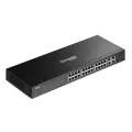 TP-Link Omada SL2428P / 24‑портовый управляемый РоЕ-коммутатор Smart Fast Ethernet, 2 гигабитными портами без РоЕ и 2 SFP слотами