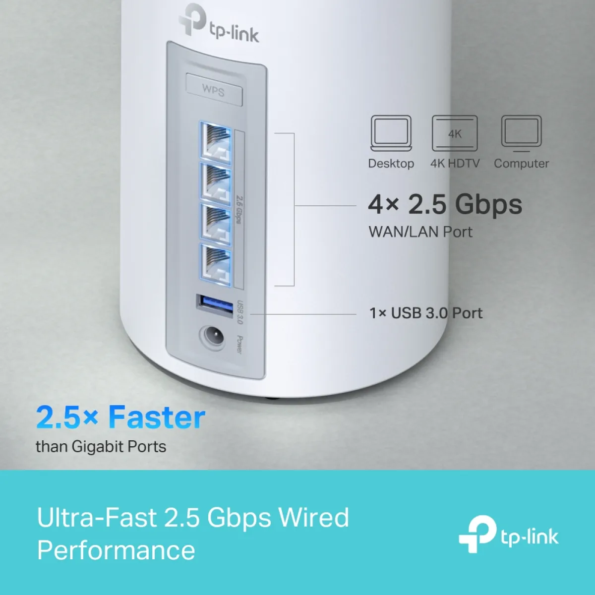 TP-Link Deco BE65 (2-pack) / BE9300 Трехдиапазонная Mesh-система Wi-Fi 7