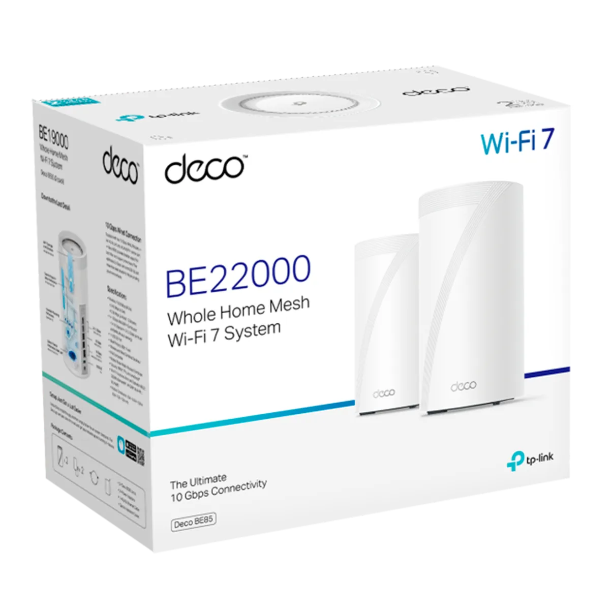 TP-Link Deco BE85 (2-pack) / BE19000 Трехдиапазонная Mesh-система Wi-Fi 7