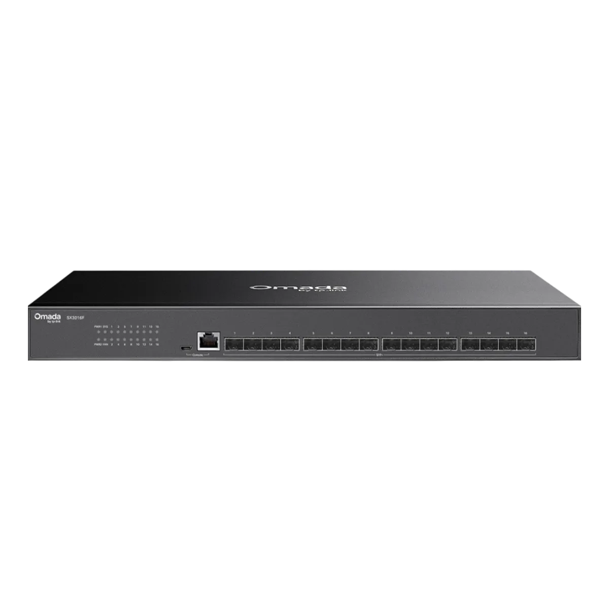 TP-Link Omada SX3016F / 16-портовый 10-гигабитный управляемый SFP+ коммутатор L2+