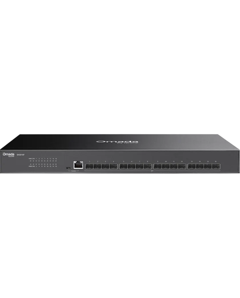 TP-Link Omada SX3016F / 16-портовый 10-гигабитный управляемый SFP+ коммутатор L2+