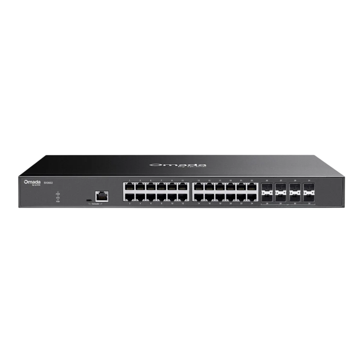 TP-Link Omada SX3832 / управляемый коммутатор уровня L2+ c 24 портами 10 Гбит/с и 8 портами SFP+