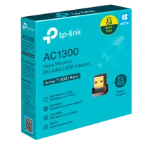 TP-Link Archer T1300U Nano / AC1300 Двухдиапазонный беспроводной MU-MIMO Nano USB-адаптер