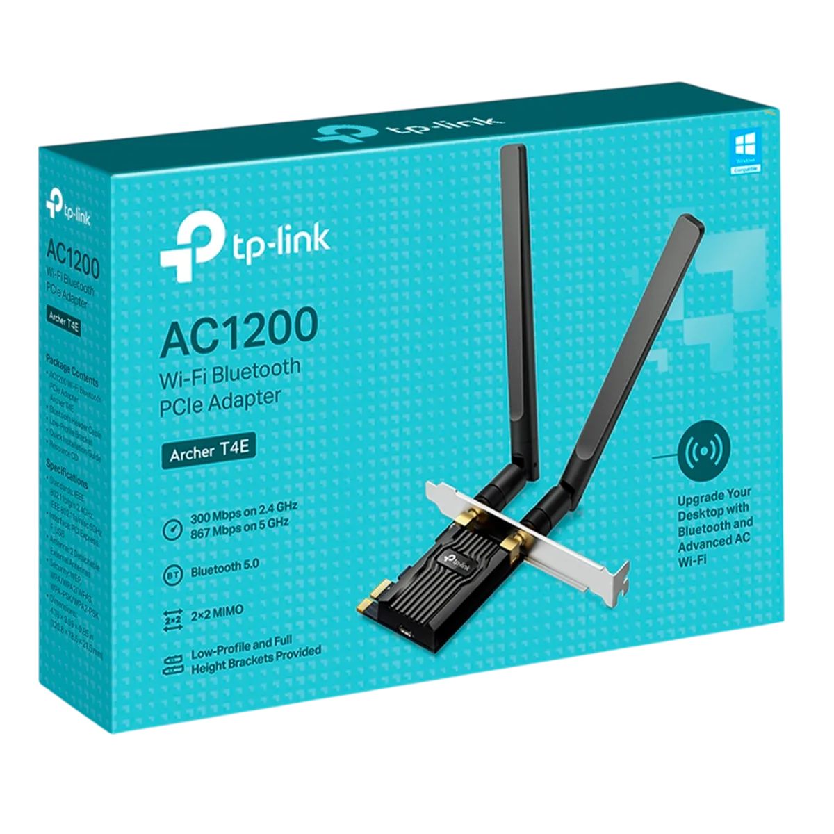TP-Link Archer T4E / AC1200 Двухдиапазонный беспроводной PCIe-адаптер