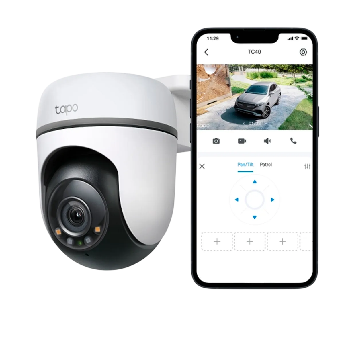 TP-Link Tapo TC40 / Умная наружная поворотно-наклонная камера