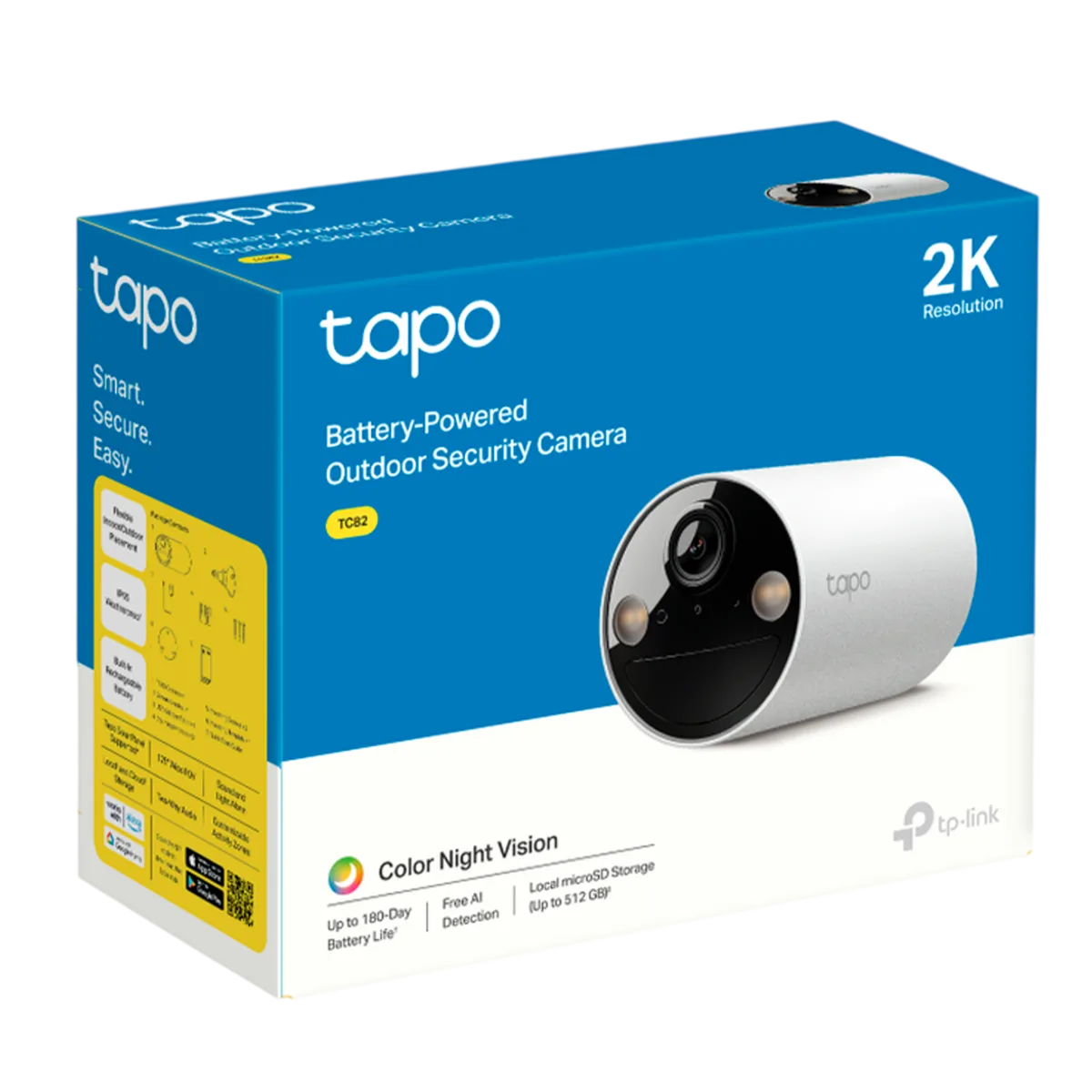 TP-Link Tapo TC82 KIT / Комплект умной камеры с солнечной панелью