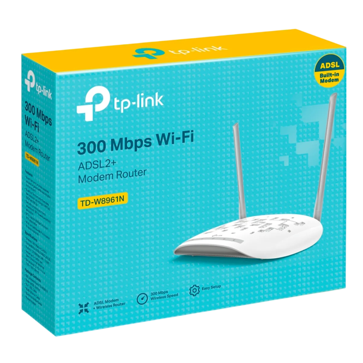 TP-Link TD-W8961N / N300 Беспроводной маршрутизатор со встроенным ADSL-модемом