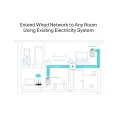 TP-Link TL-PA4010P KIT / AV600 Комплект адаптеров Powerline со встроенной розеткой