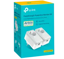 TP-Link TL-PA4010P KIT / AV600 Комплект адаптеров Powerline со встроенной розеткой
