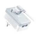 TP-Link TL-PA4020P KIT / AV600 Комплект Powerline адаптеров со встроенной розеткой