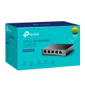 TP-Link TL-SF1005LP / Неуправляемый PoE-коммутатор (4 порта PoE+ 10/100 Мбит/с, 1 порт 10/100 Мбит/с без РоЕ)