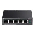 TP-Link TL-SF1005LP / Неуправляемый PoE-коммутатор (4 порта PoE+ 10/100 Мбит/с, 1 порт 10/100 Мбит/с без РоЕ)