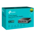TP-Link TL-SG105PE / Easy Smart гигабитный 5-портовый PoE-коммутатор (4 порта PoE+ и 1 порт без РоЕ)