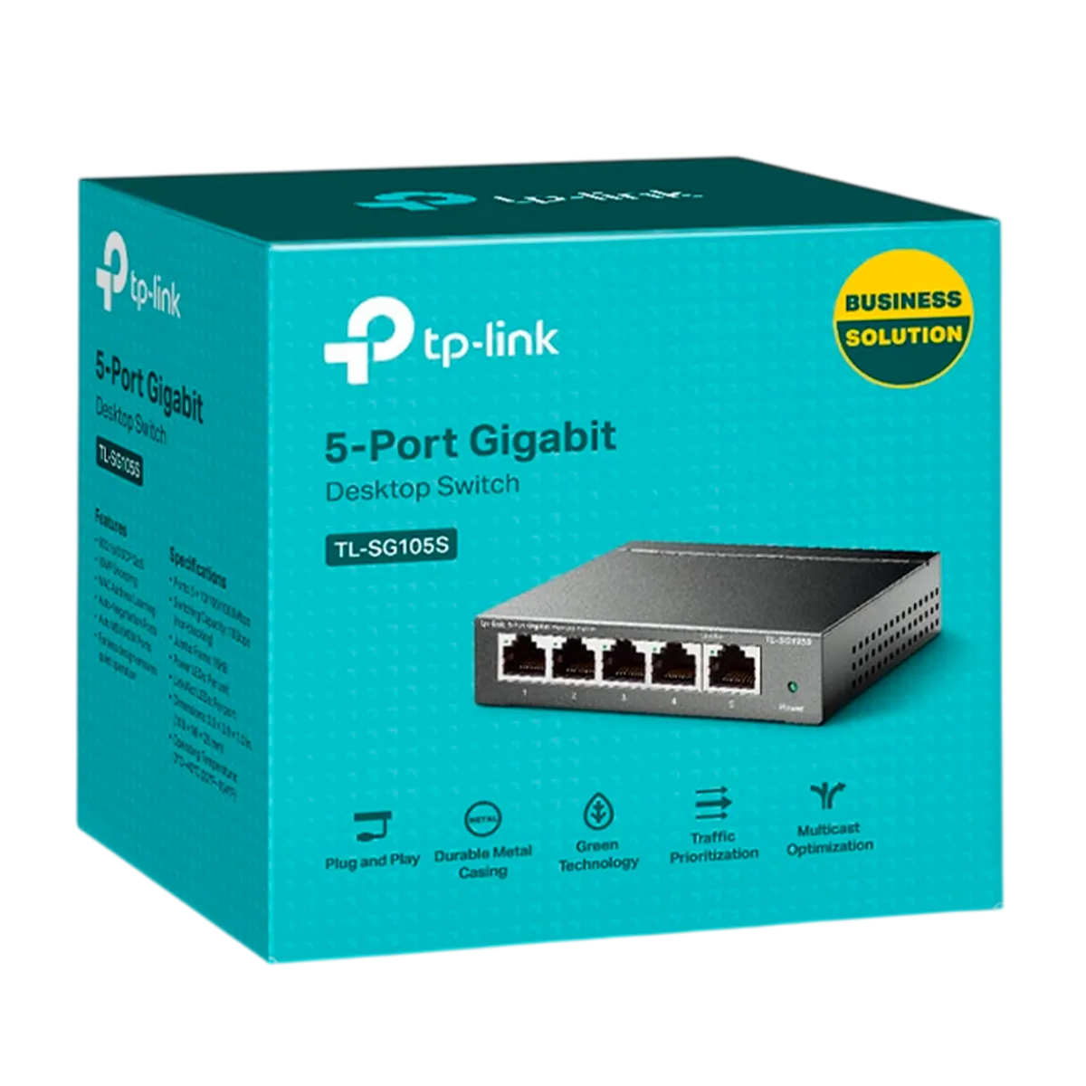 TP-Link TL-SG105S / Неуправляемый гигабитный 5-портовый коммутатор