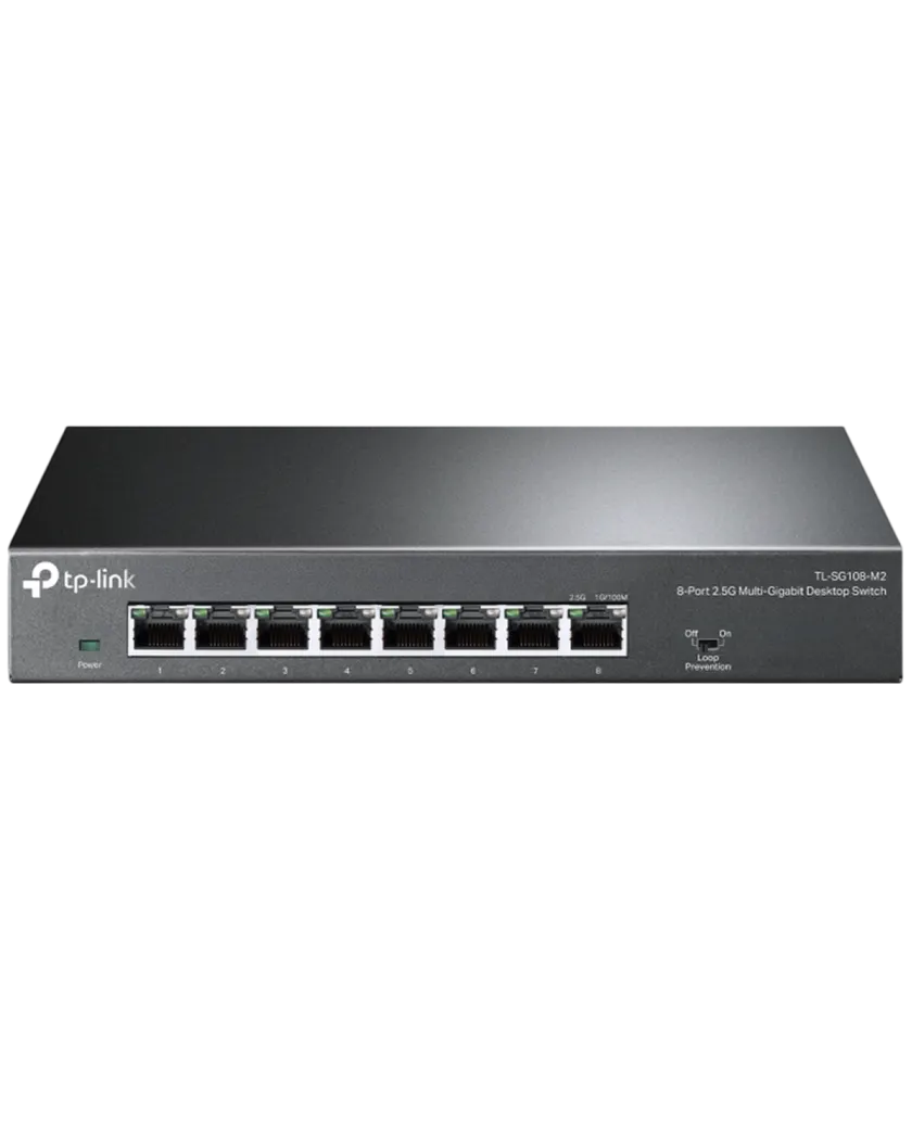 TP-Link TL-SG108-M2 / Неуправляемый мультигигабитный (2.5G) 8-портовый коммутатор