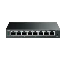 TP-Link TL-SG108PE / Easy Smart гигабитный 8-портовый PoE-коммутатор (4 порта PoE+ и 4 порта без РоЕ)