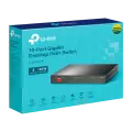 TP-Link TL-SG1210P / Неуправляемый гигабитный 10-портовый PoE-коммутатор (8 портов PoE+, 1 порт без РоЕ и 1 слот SFP)