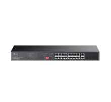 TP-Link TL-SG1218MP / Неуправляемый гигабитный 18-портовый PoE-коммутатор (16 портов PoE+ и 2 Combo-порта RJ45/SFP)