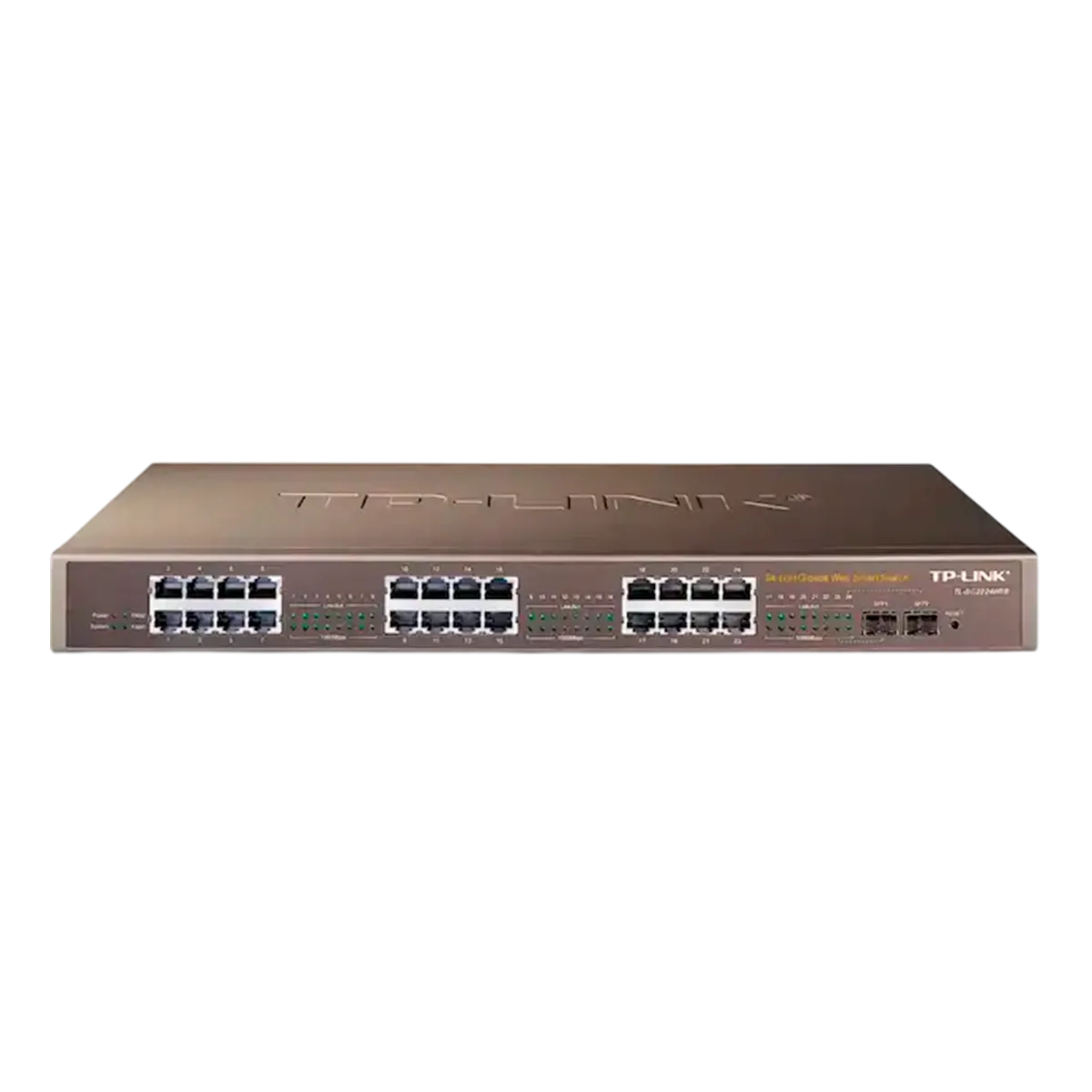 TP-Link TL-SG2224WEB / Web Smart 24-портовый гигабитный коммутатор с 2 комбинированными слотами SFP