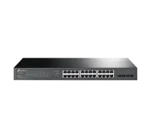 TP-Link TL-SG2428P / JetStream гигабитный Smart коммутатор на 24 порта PoE+ и 4 SFP‑слота