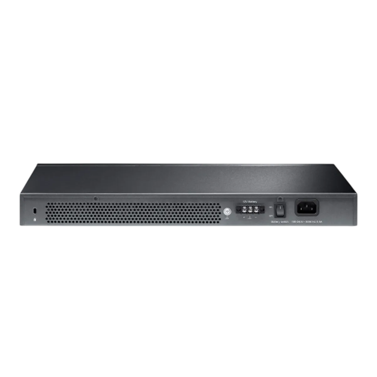 TP-Link TL-SG3428X-UPS / JetStream Управляемый коммутатор уровня 2+ с 24 гигабитными портами RJ45, 4 портами SFP+ и источником балансового питания