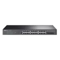 TP-Link TL-SG3428X-UPS / JetStream Управляемый коммутатор уровня 2+ с 24 гигабитными портами RJ45, 4 портами SFP+ и источником балансового питания