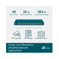 TP-Link TL-SG3452P / JetStream 48‑портовый гигабитный управляемый РоЕ-коммутатор L2+ с 4 SFP‑слотами