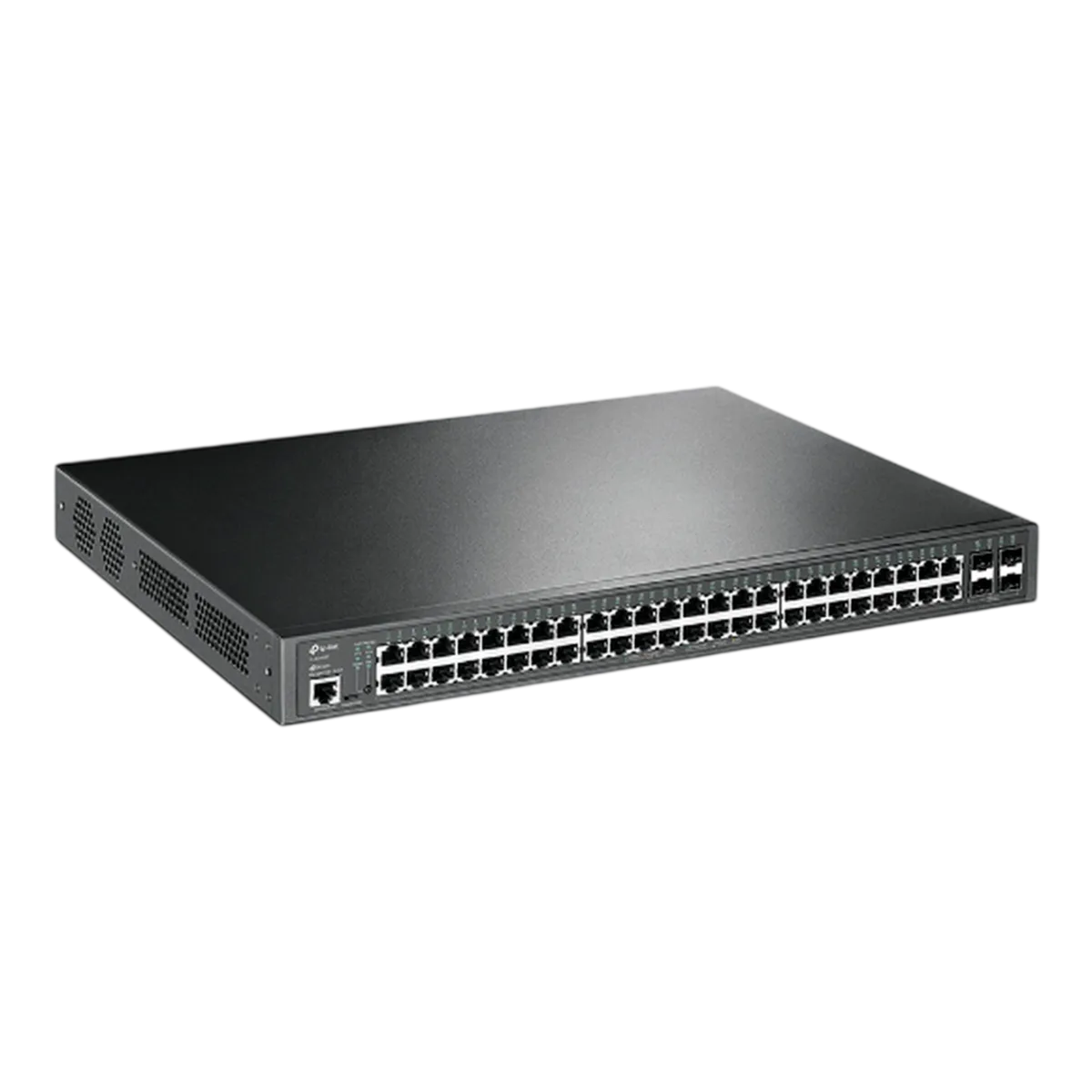 TP-Link TL-SG3452P / JetStream 48‑портовый гигабитный управляемый РоЕ-коммутатор L2+ с 4 SFP‑слотами
