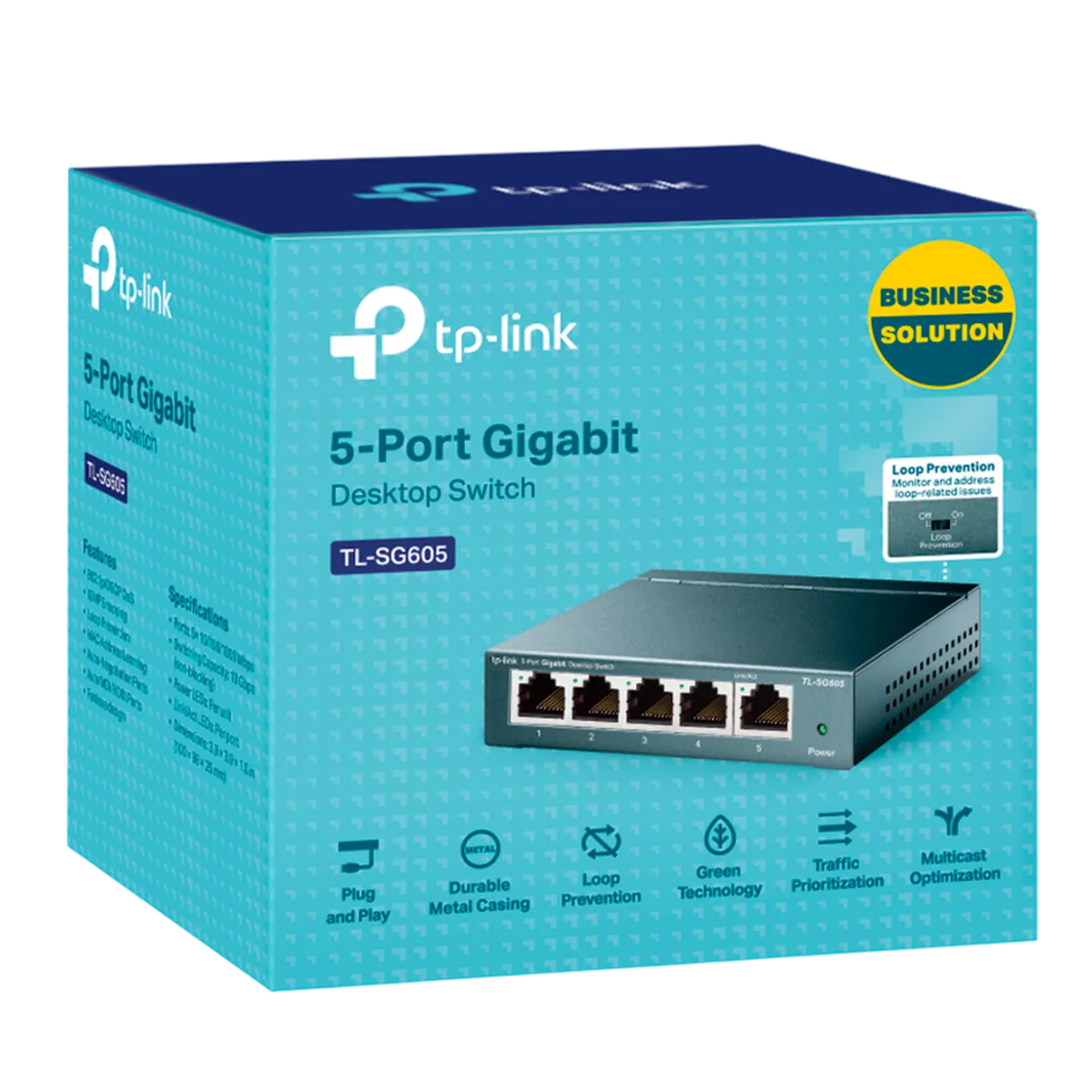 TP-Link TL-SG605 / Неуправляемый гигабитный коммутатор с 5 портами