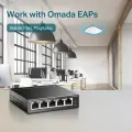 TP-Link TL-SG605P / Нуправляемый гигабитный коммутатор с 5 портами и поддержкой PoE+ с 4 портами