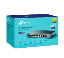 TP-Link TL-SG608P / Нуправляемый гигабитный коммутатор с 8 портами и поддержкой PoE+ с 4 портами