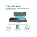 TP-Link TL-SL1218MP / Неуправляемый PoE-коммутатор (16 портов PoE+ 10/100 Мбит/с, 2 гигабитных порта без PoE и 2 слота SFP)