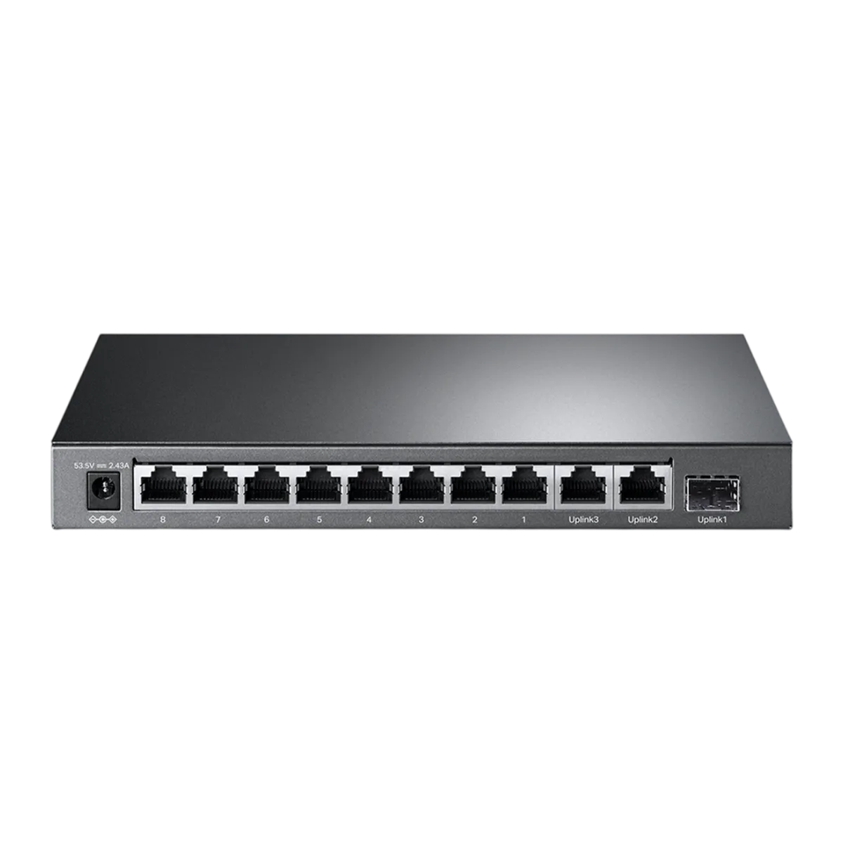 TP-Link TL-SL1311MP / Неуправляемый PoE-коммутатор (8 портов PoE+ 10/100 Мбит/с, 2 гигабитных порта без РоЕ и 1 слот SFP)