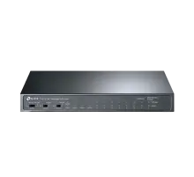 TP-Link TL-SL1311MP / Неуправляемый PoE-коммутатор (8 портов PoE+ 10/100 Мбит/с, 2 гигабитных порта без РоЕ и 1 слот SFP)