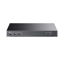 TP-Link TL-SL1311P / Неуправляемый PoE-коммутатор (8 портов PoE+ 10/100 Мбит/с, 2 гигабитных порта без РоЕ и 1 слот SFP)