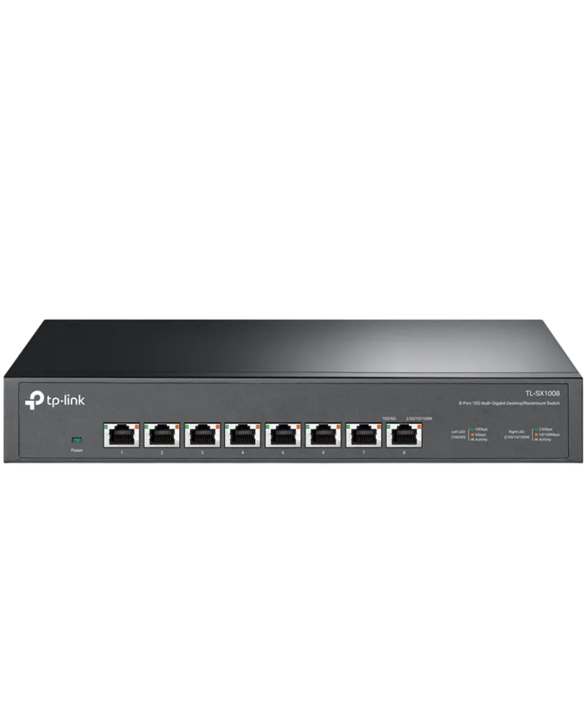 TP-Link TL-SX1008 / Неуправляемый 10-гигигабитный (10G) 8-портовый коммутатор