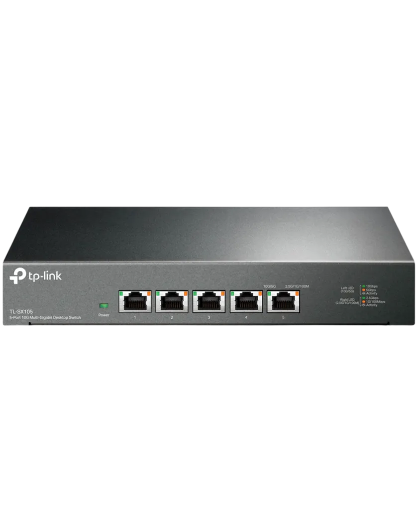 TP-Link TL-SX105 / Неуправляемый 5-портовый гигабитный коммутатор 10G