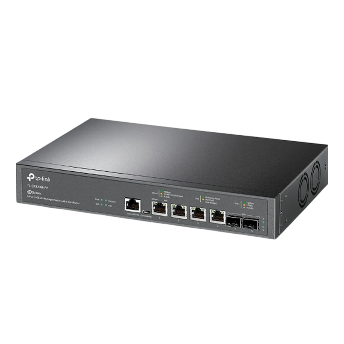 TP-Link TL-SX3206HPP / Управляемый коммутатор JetStream с 6 портами 10GE L2+ и 4 портами PoE++