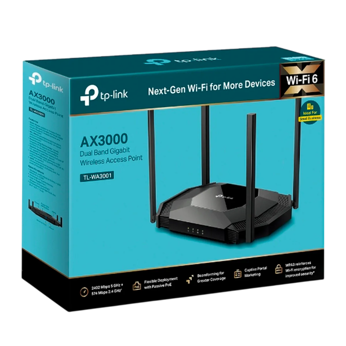 TP-Link TL-WA3001 / AX3000 Двухдиапазонная беспроводная точка доступа Wi-Fi 6