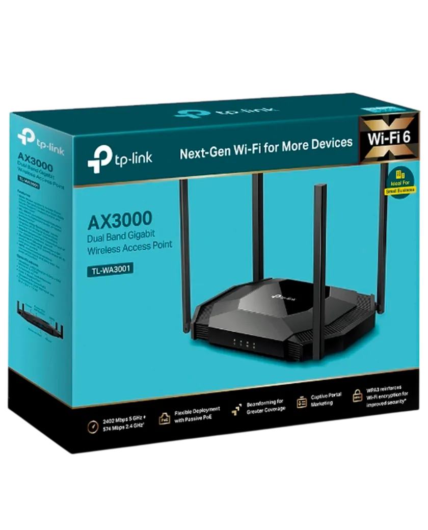 TP-Link TL-WA3001 / AX3000 Двухдиапазонная беспроводная точка доступа Wi-Fi 6