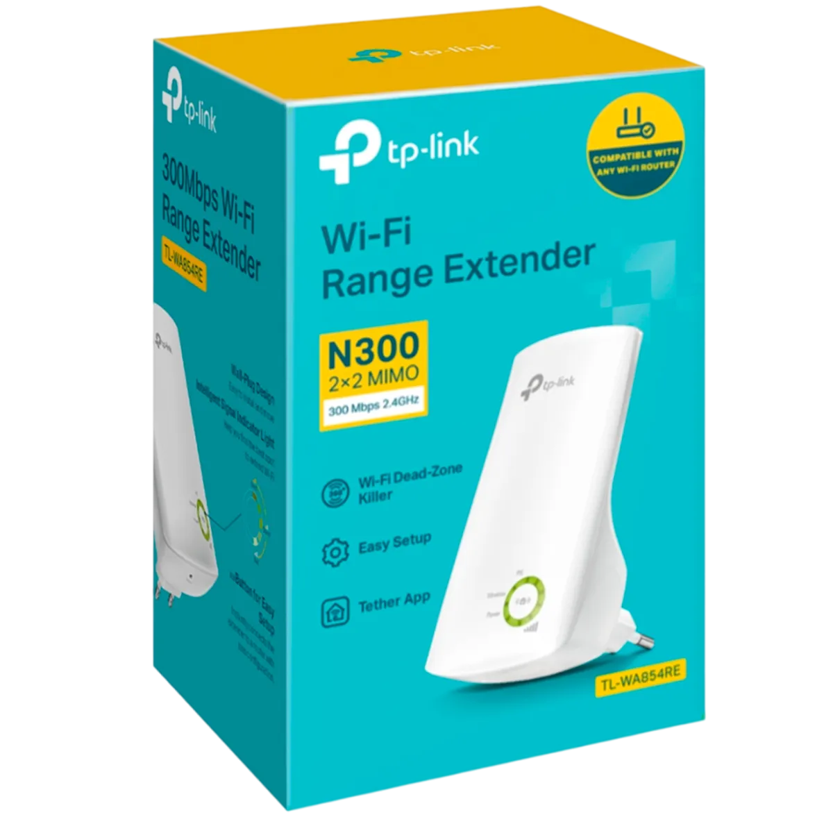 TP-Link TL-WA854RE / N300 Усилитель сигнала Wi-Fi