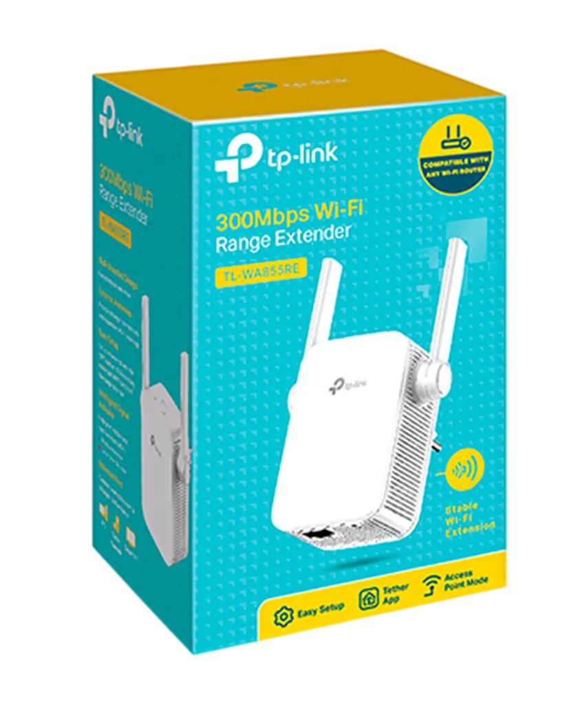 TP-Link TL-WA855RE / N300 Усилитель сигнала Wi-Fi