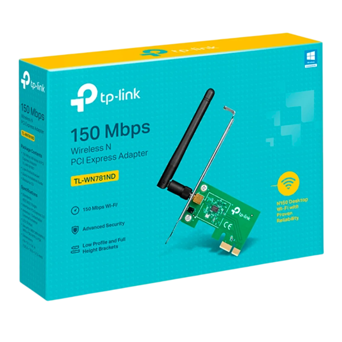 TP-Link TL-WN781ND / N150 Беспроводной PCI Express-адаптер