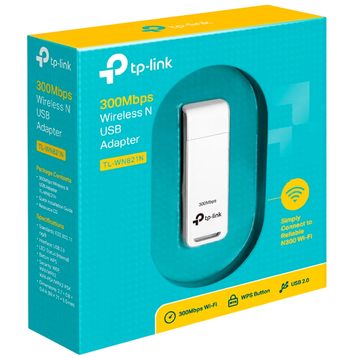 TP-Link TL-WN821N / N300 Беспроводной USB-адаптер