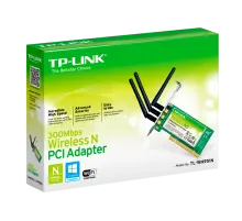 TP-Link TL-WN951N / Беспроводной сетевой адаптер на базе шины PCI 300 Мбит/с