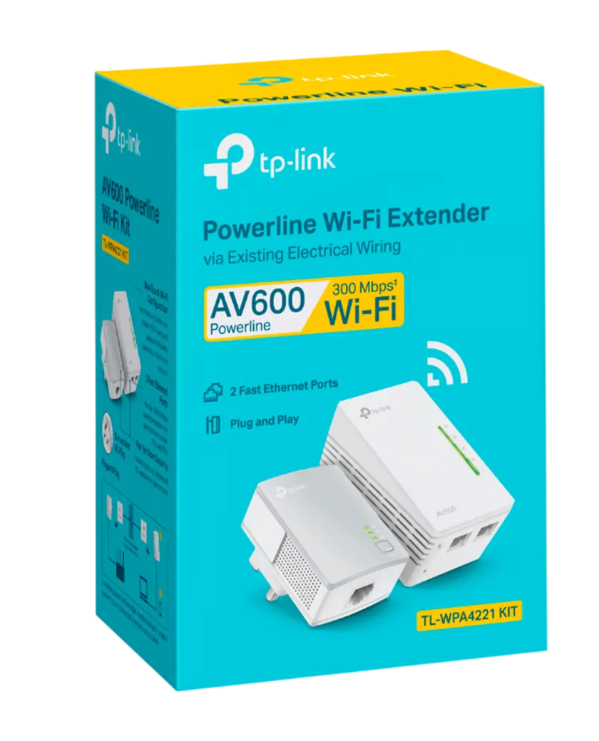 TP-Link TL-WPA4221 KIT / AV600 Комплект Wi-Fi Powerline-адаптеров с Wi-Fi